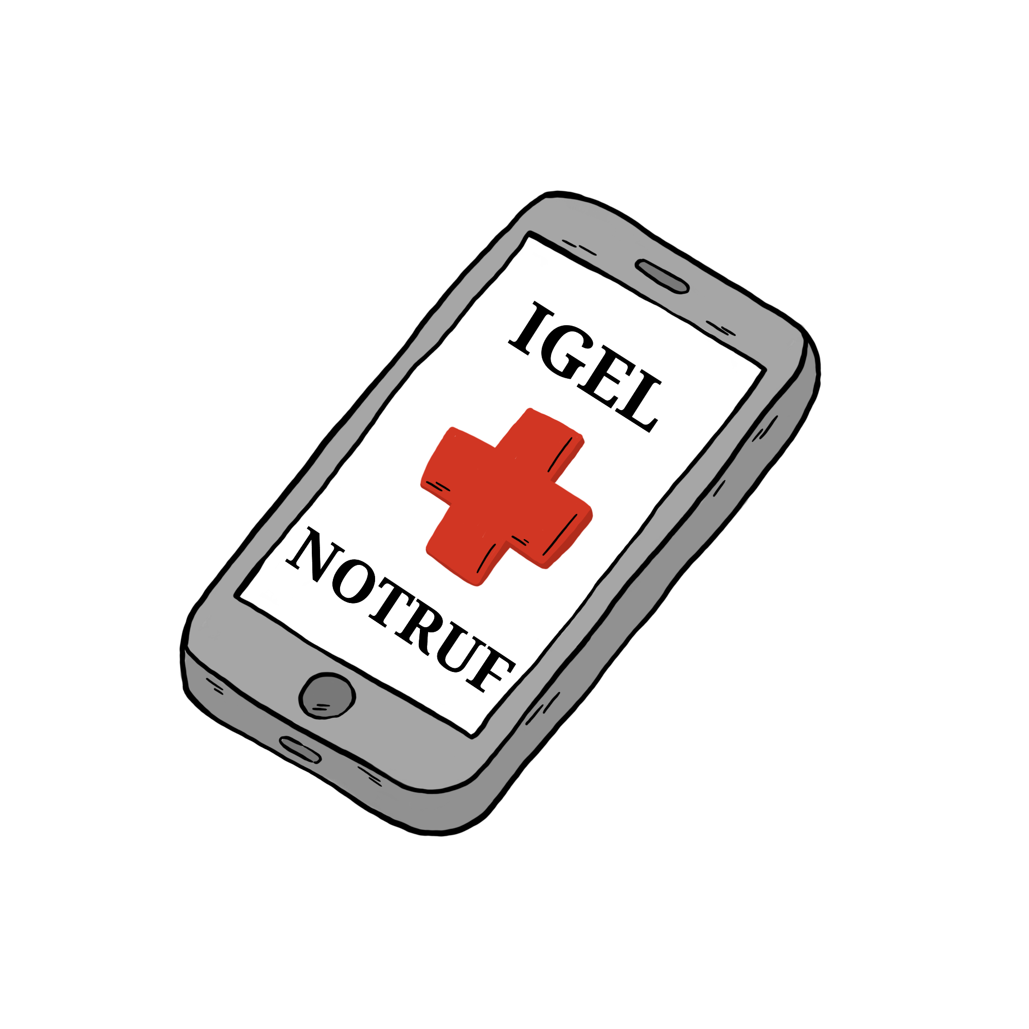 Erste Hilfe für Igel mit Telefon