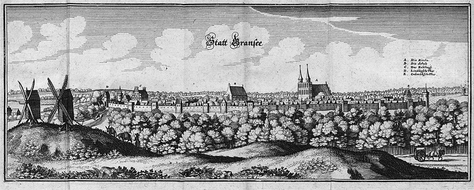 Gransee 1640 kupferstich